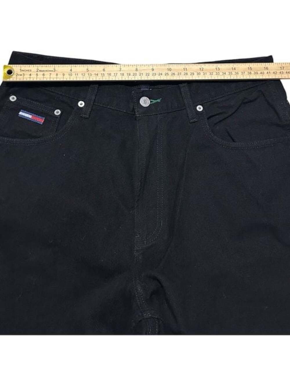 Tommy Hilfiger Men’s Black Relaxed Carpenter Jeans - Picture 3 of 7